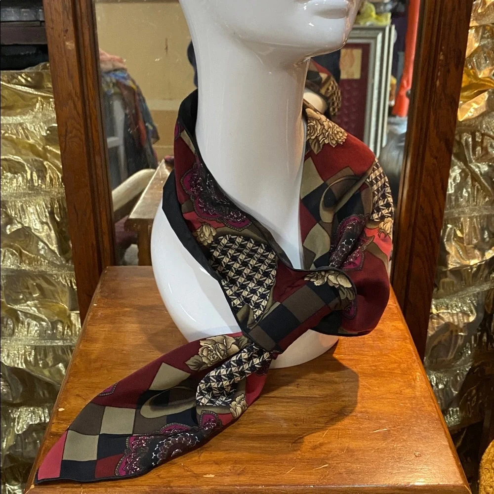 Women's Neck Scarf with Built in Pull Through Loop